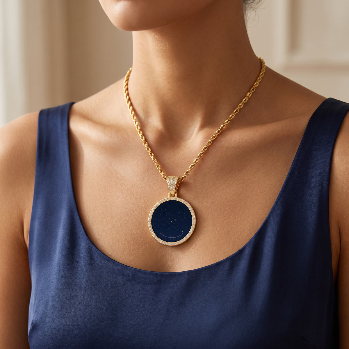 Custom Star Map Necklace — Your Night, Forever